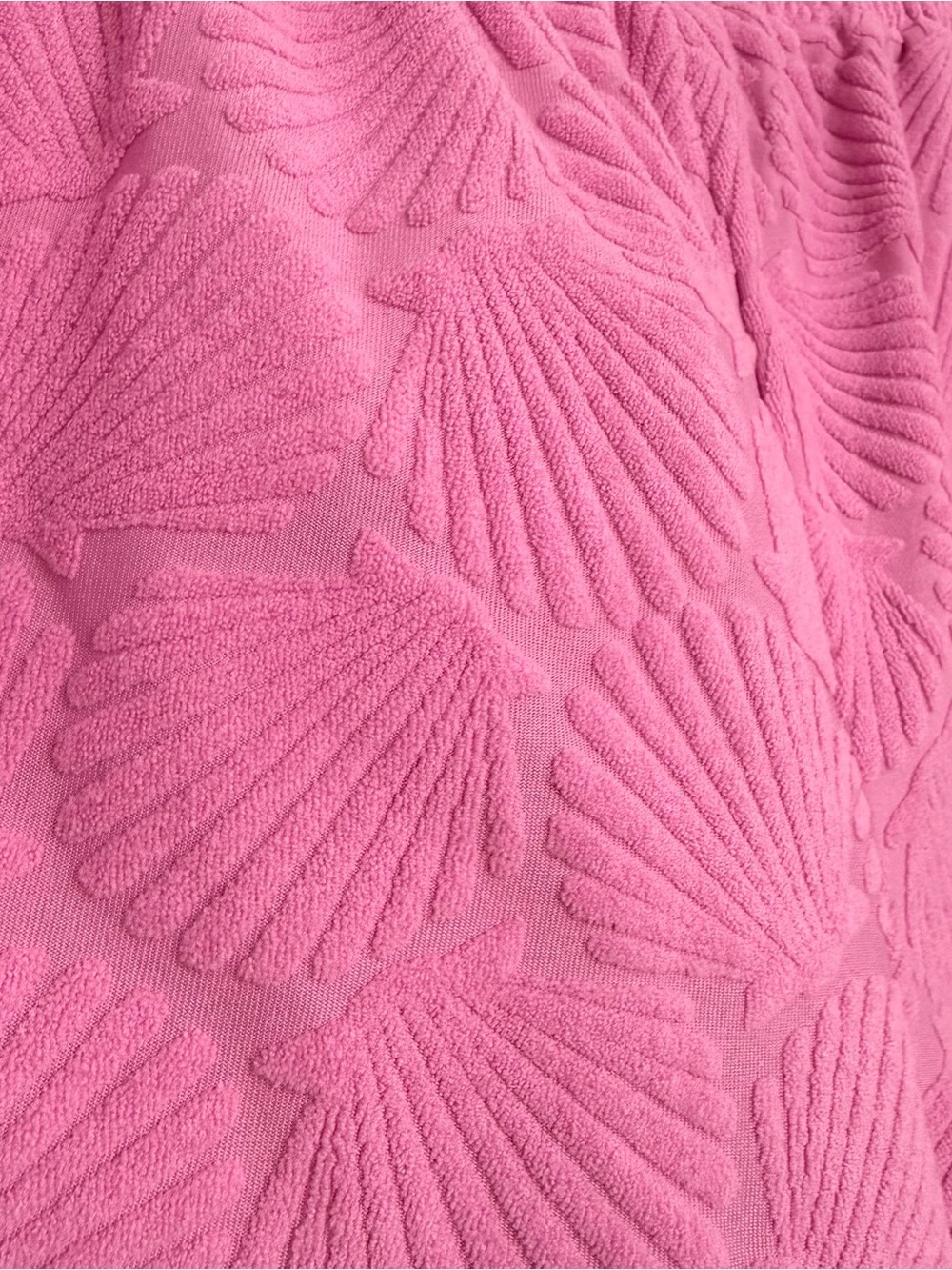 Beach Riot Pink Shell-Textured Drawstring Athletic Shorts - Picture 6 of 6